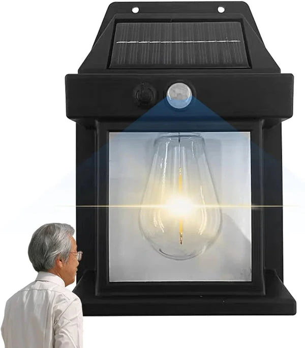 Ampoule murale solaire + torche imperméable