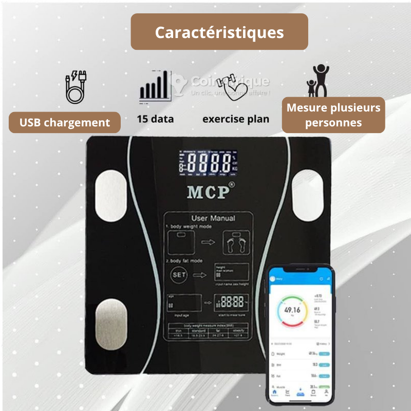 PESE PERSONNE INTELLIGENT CONNECTE
